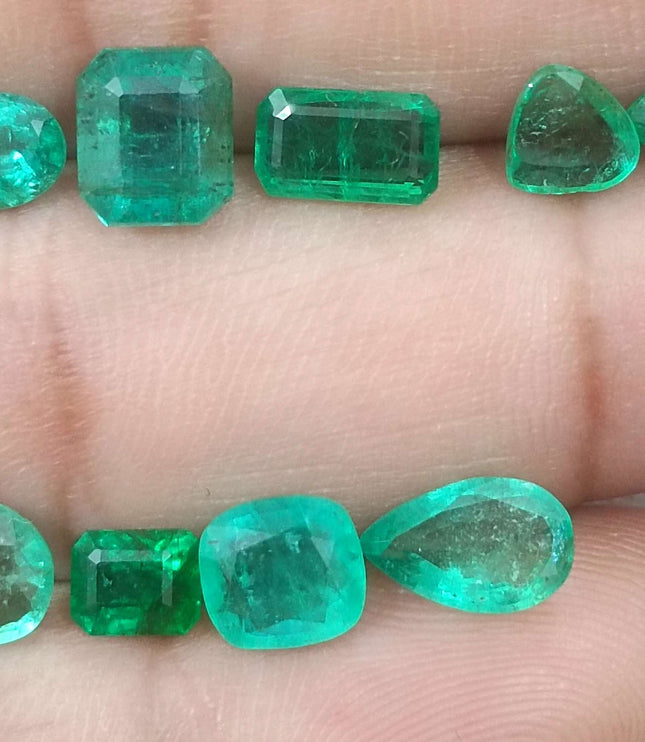 9.00ct Natural Zambian Emerald Parcel.