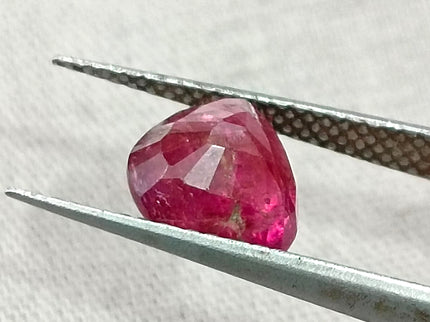 Mozambique Ruby 2.43ct Certified Natural Untreated Pear Cut Loose Gemstone