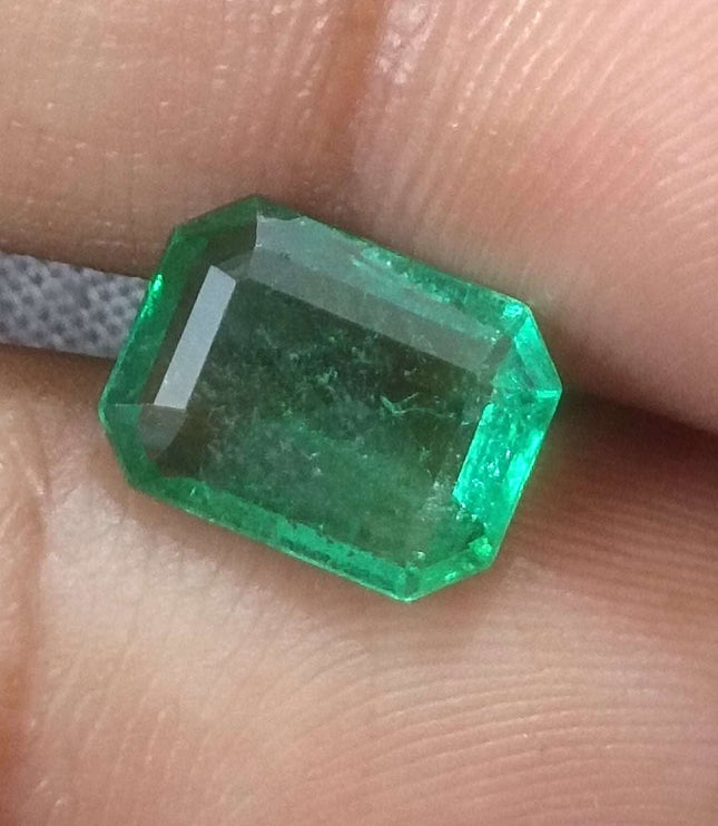 2.35ct Certified Zambian Natural Emerald Stone
