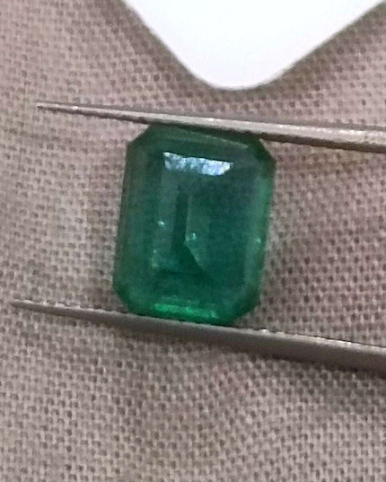 2.31ct High Quality GSI Certified Deep Vivid Green Minor Oiled Loose Gemstone