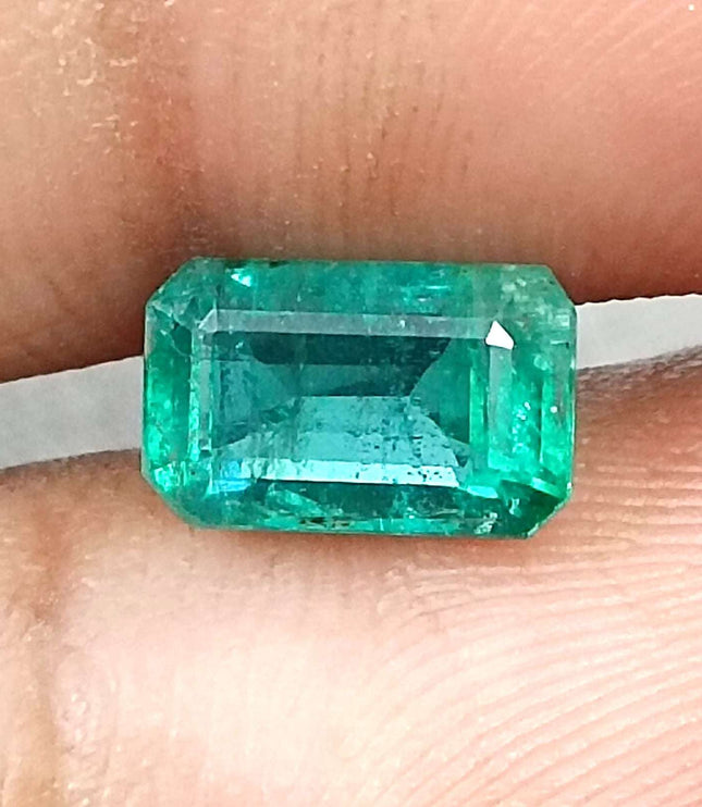Certified 1.83ct Natural Zambian Emerald