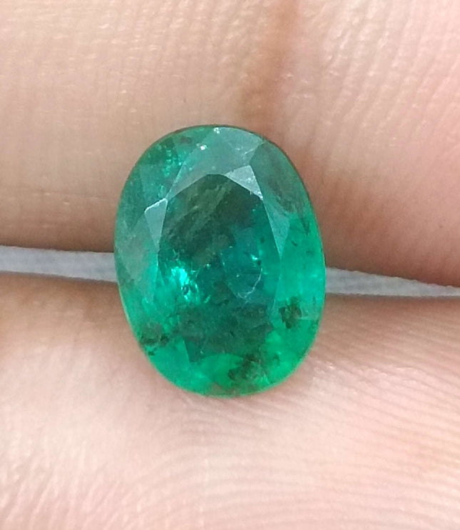 1.76ct Certified Natural Zambian Emerald Stone