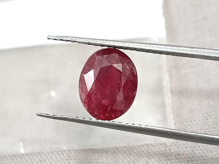2.29ct untreated Natural Ruby Mozambique SGL Certified Rasberry Red