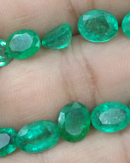 16.18ct Natural Zambian Emerald Parcel Earth Mined Loose Gemstones