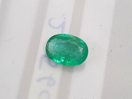 2.56ct Natural Emerald SGL Certified Rich Medium Spring Green Oval Cut Gemstone