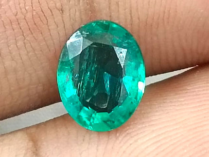 1.70ct Certified  Natural Zambian Emerald Stone