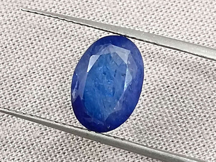 Royal Blue Sapphire 4.01ct Natural Oval Cut Loose Gemstone