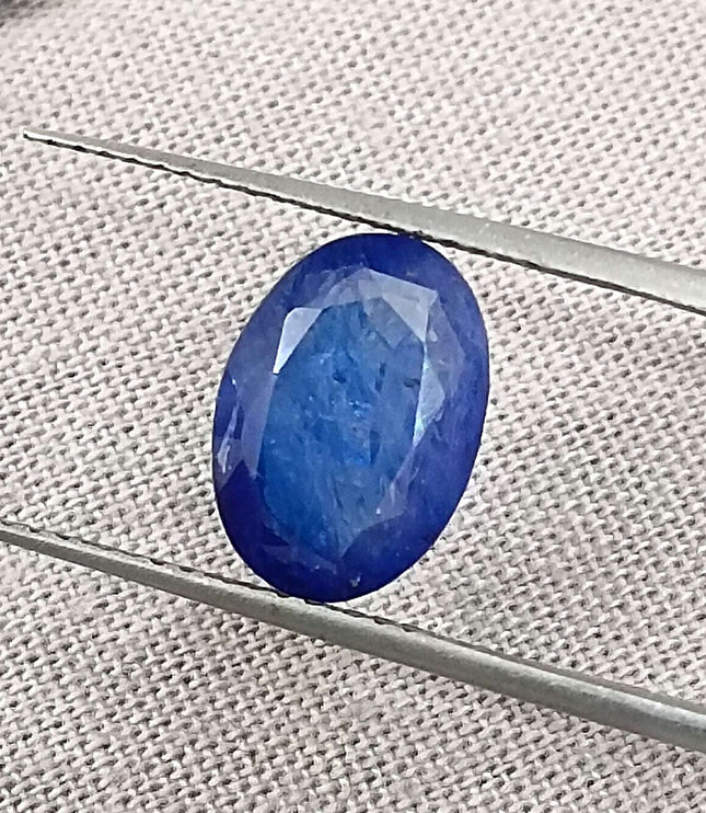 Royal Blue Sapphire 4.01ct Natural Oval Cut Loose Gemstone