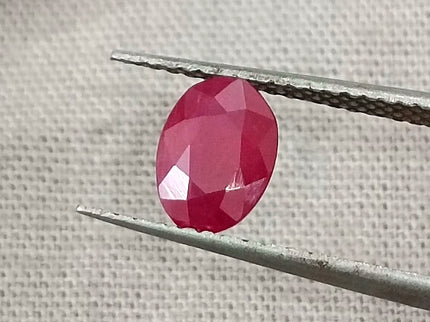 GSI Certified 1.03ct Mozambique Ruby, Natural Untreated Ruby