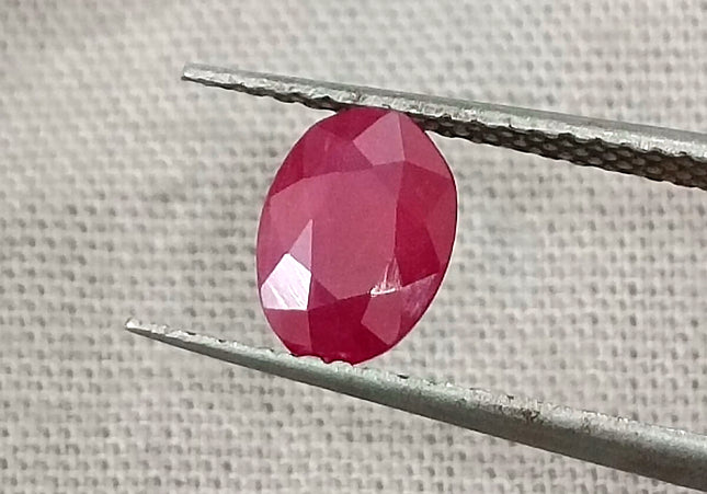 GSI Certified 1.03ct Mozambique Ruby, Natural Untreated Ruby