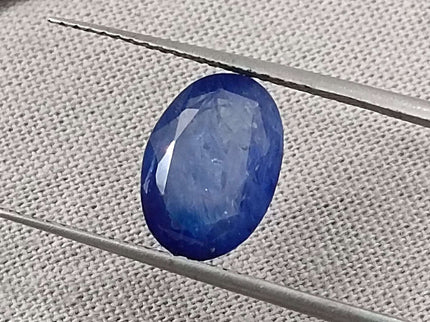 Royal Blue Sapphire 4.01ct Natural Oval Cut Loose Gemstone