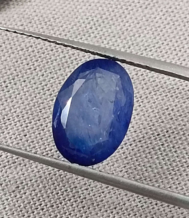 Royal Blue Sapphire 4.01ct Natural Oval Cut Loose Gemstone