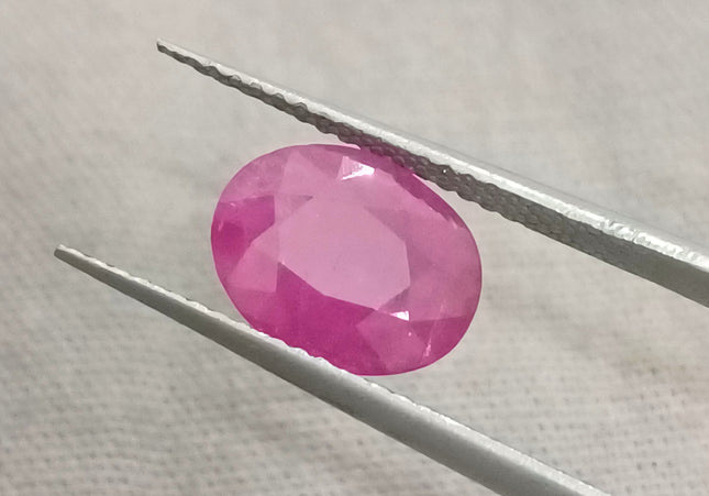 GSI Certified 2.23ct Mozambique Ruby, Natural untreated Gemstone