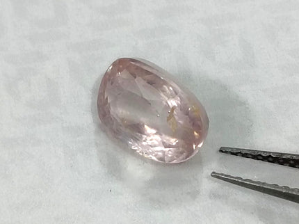 Padparadscha Sapphire 3.36ct IGI Certified Orangy Pink Oval Cut Loose Gemstone