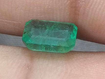 Natural Emerald 1.84ct Certified Zambian Origin Loose Gemstone