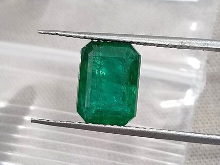 Natural Emerald 2.81ct Certified Deep Royal Green Octagon Cut Gemstone