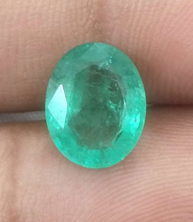 3.29ct Certified Zambian Natural Emerald Stone