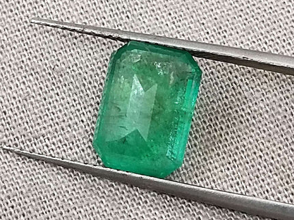 Certified 3.16ct Natural Panjshir Emerald