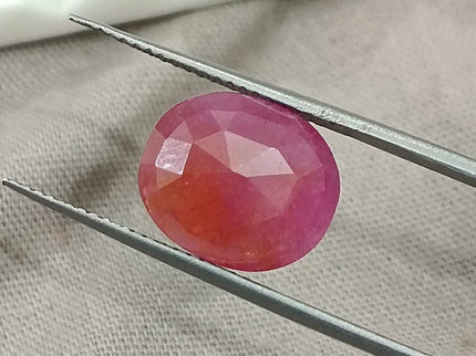 Mozambique Ruby 5.54ct Natural Red Oval Cut Unheated Certified Loose Gemstone