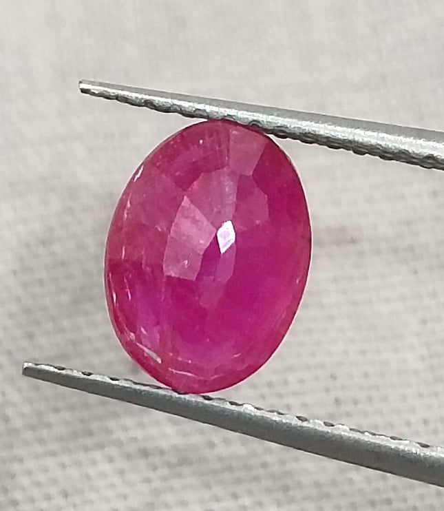GSI Certified 1.33ct Mozambique Ruby, Natural Untreated Gemstone