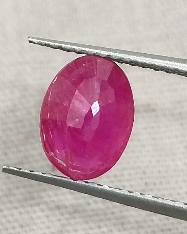 GSI Certified 1.33ct Mozambique Ruby, Natural Untreated Gemstone
