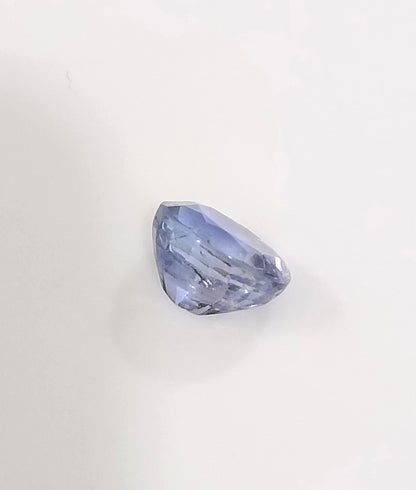 GSI Certified 3.58ct Blue Ceylon Sapphire, 100% Natural untreated Gemstone