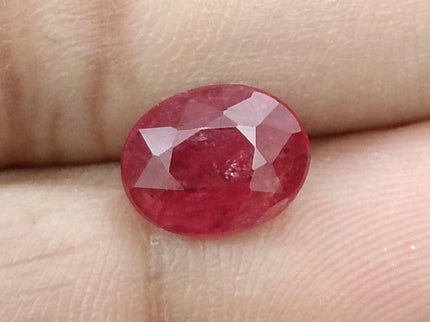 2.80ct Unheated Natural Ruby Mozambique SGL Certified Vivid Red Oval Loose Gemstone