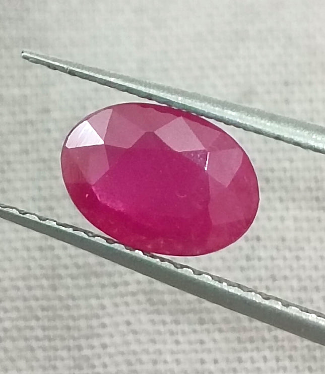 GSI Certified 1.32ct Mozambique Ruby, Natural Untreated