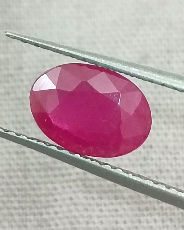 GSI Certified 1.32ct Mozambique Ruby, Natural Untreated