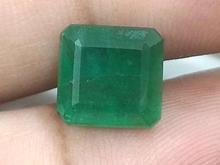 Zambian Emerald 5.30ct Natural Significant Clarity Enhanced Octagon Cut Loose Gemstone