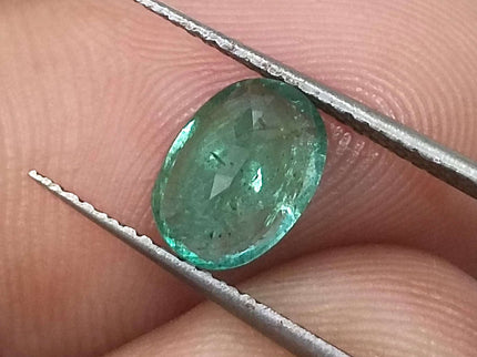 1.38ct Certified Zambian Natural Emerald.