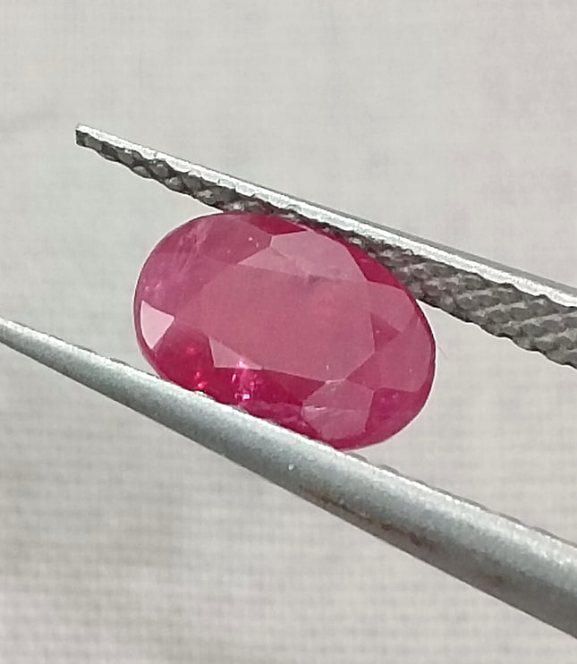Mozambique Ruby 1.02ct Blood Red Natural untreated Gemstone