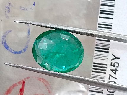 2.55ct Alpine Green Natural Emerald Octagon Cut SGL Certified