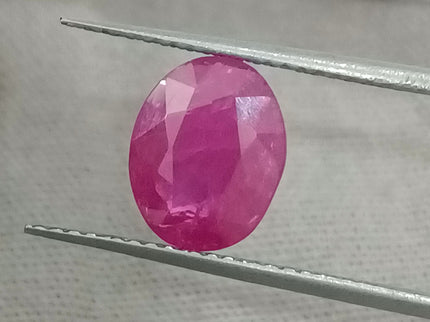 GSI Certified 2.23ct Mozambique Ruby, Natural untreated Gemstone
