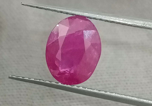 GSI Certified 2.23ct Mozambique Ruby, Natural untreated Gemstone