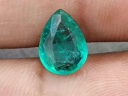 GSI Certified 1.65ct Zambian Natural Emerald