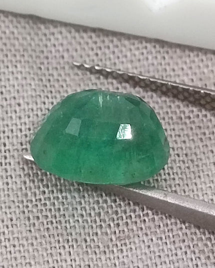 2.64ct Medium Green Zambian Emerald Minor Oiled Loose Gemstone