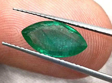 Certified 1.52ct Natural Zambian Emerald