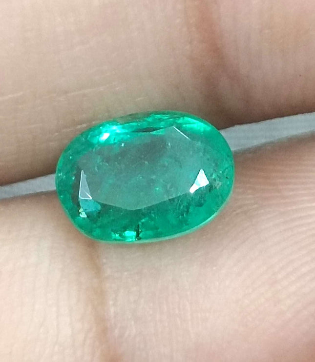 1.87ct Certified Natural Zambian Emerald.