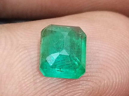Certified 1.31ct Natural Zambian Emerald