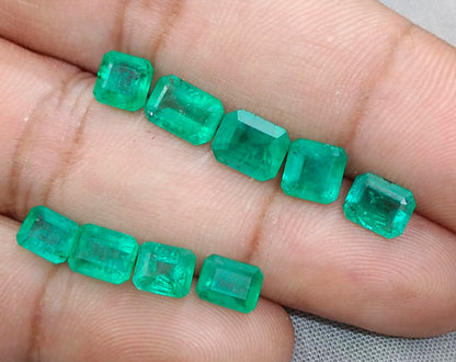 10.80ct Zambian Emerald Parcel, 100% Natural Gemstone