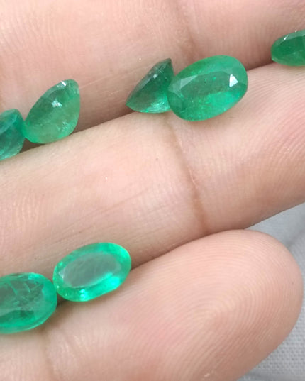 16.18ct Natural Zambian Emerald Parcel Earth Mined Loose Gemstones