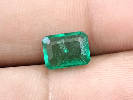 2.10ct Natural Emerald Medium Deep Green Octagon Cut Gemstone