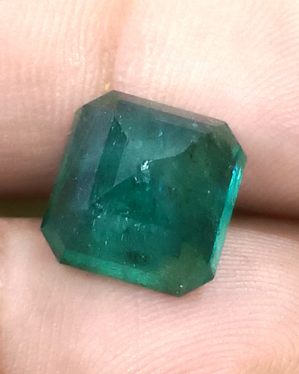 8.50ct Deep Green Natural Emerald, Earth Mined Loose Gemstone