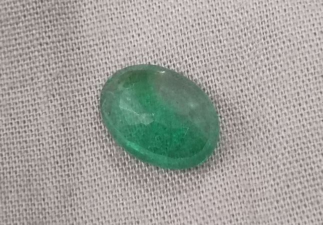 3.25ct GSI USA Certified Medium Green Zambian Emerald
