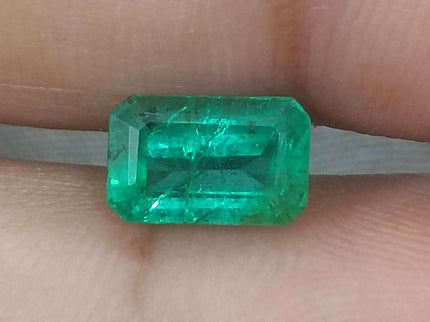 Natural Emerald 1.84ct Certified Zambian Origin Loose Gemstone