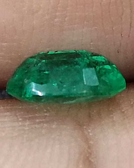 1.24ct Quality Natural Zambian Emerald Stone Spring Green Color Gemstone