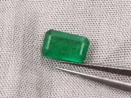 Swat Emerald 1.66 Certified Natural Medium Deep Green Gemstone