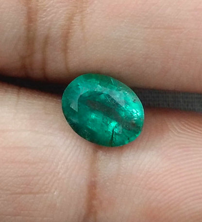 1.84ct Zambian Emerald, 100% Natural Earth Mined Gemstone