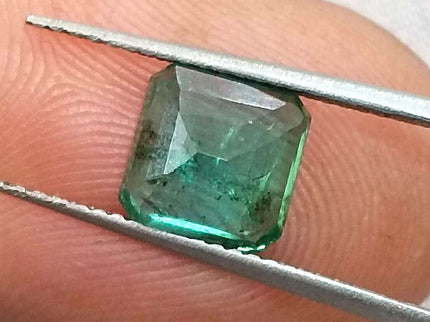 1.38ct Natural Zambian Emerald GSI Certified